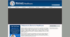 Desktop Screenshot of biotronixhealthcare.com